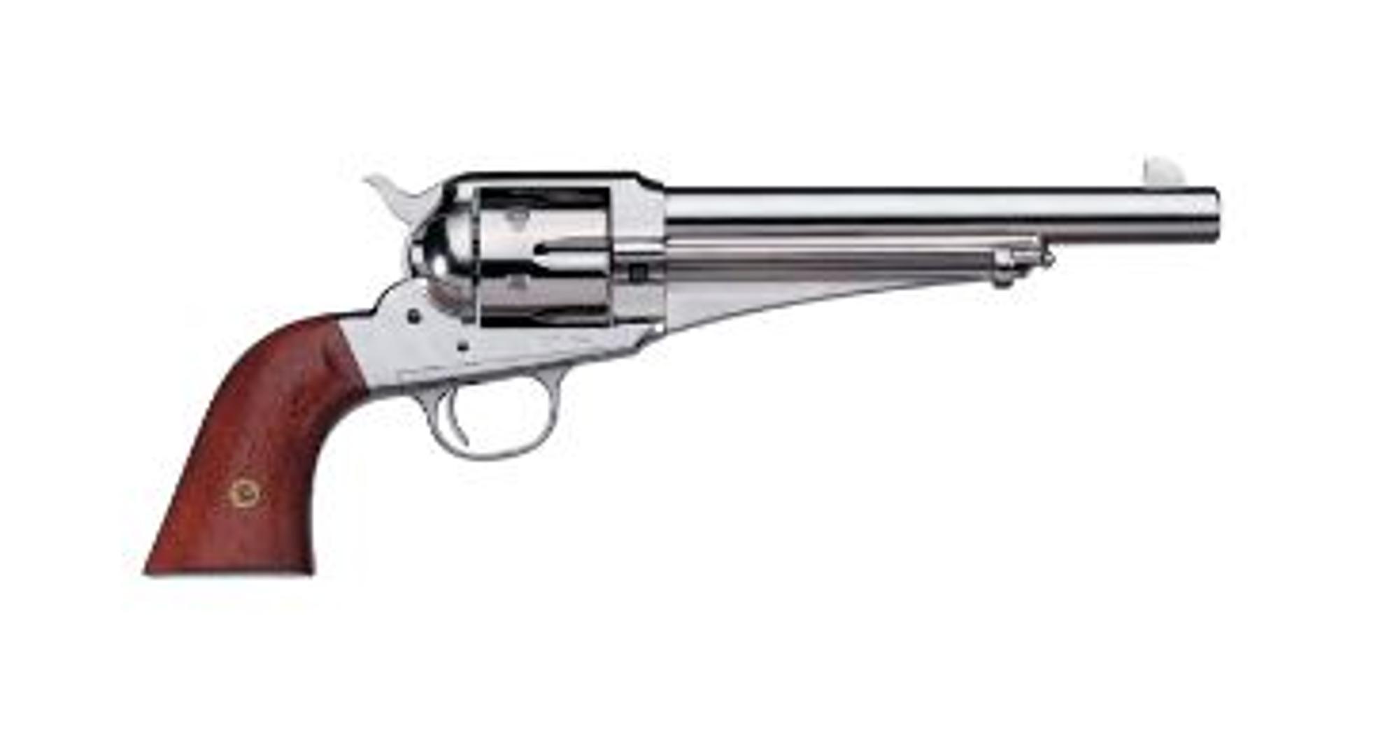 1875 ARMY OUTLAW 45COLT 7.5IN 6RD WOOD/NKL | A. UBERTI | 037084415451