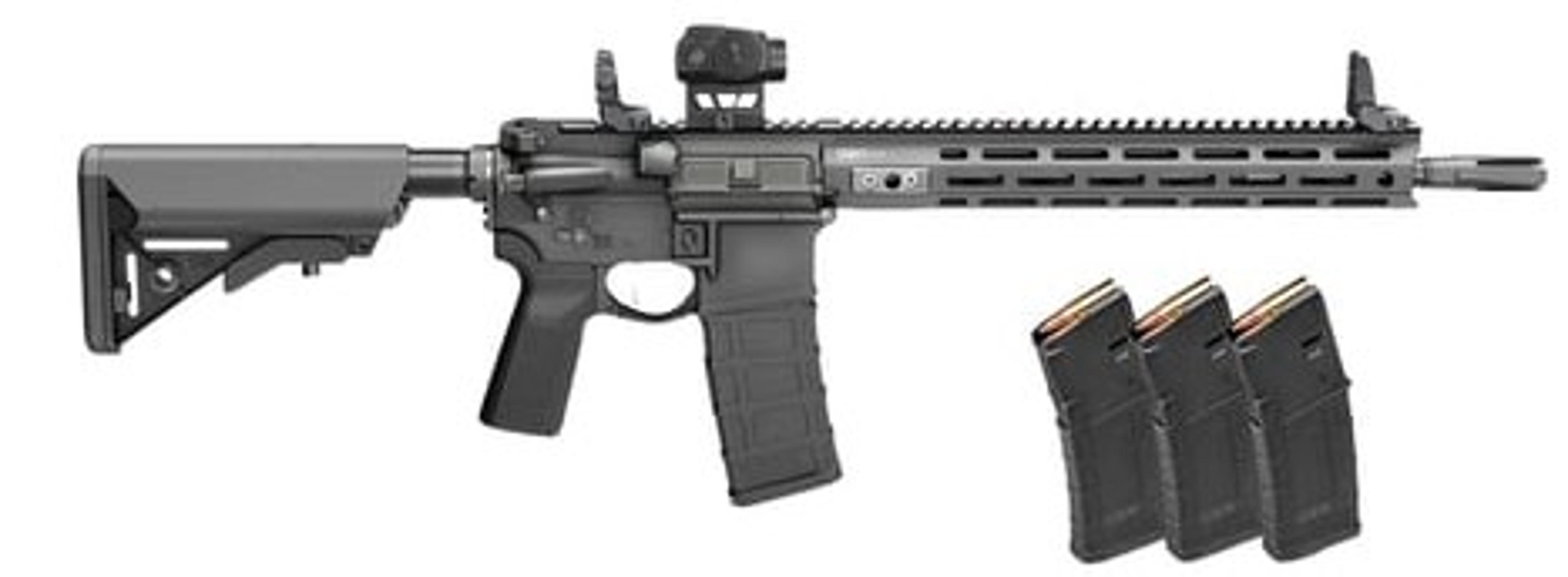 SAINT VICTOR 5.56 16IN P/W 430RD VIR RD BLK | SPFD ARMORY | 706397003869