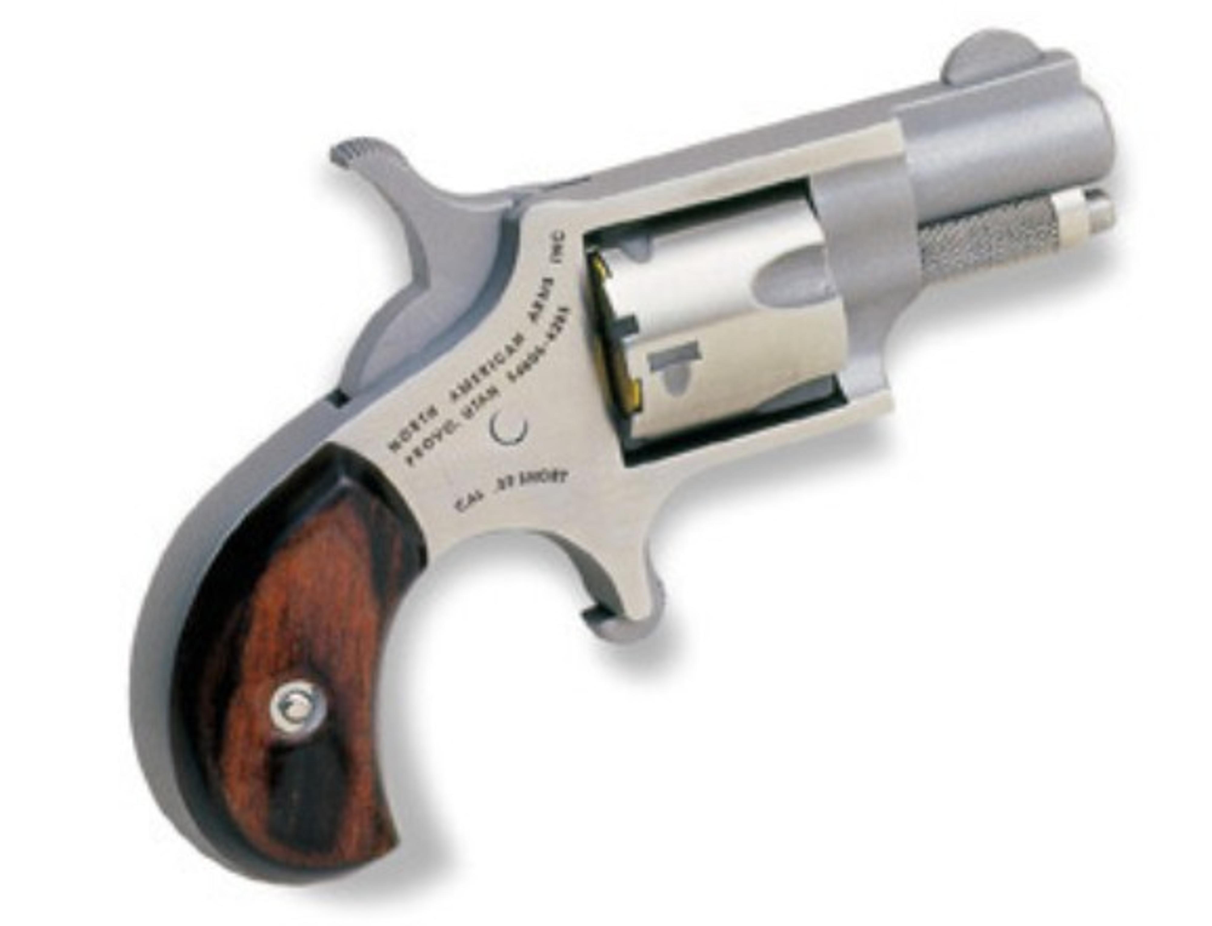 S MINI 22SHORT 1.125IN FS 5RD WOOD/SS | NAA | 744253000324